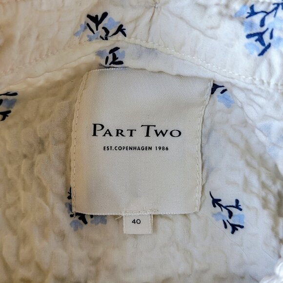 Part Two Copenhagen Floral NineaPW Long Sleeved Shirt size 40 - Picture 6 of 9